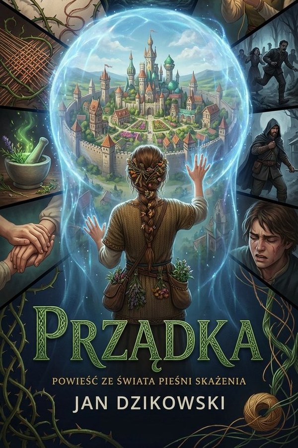 Prządka — okładka koncepcyjna